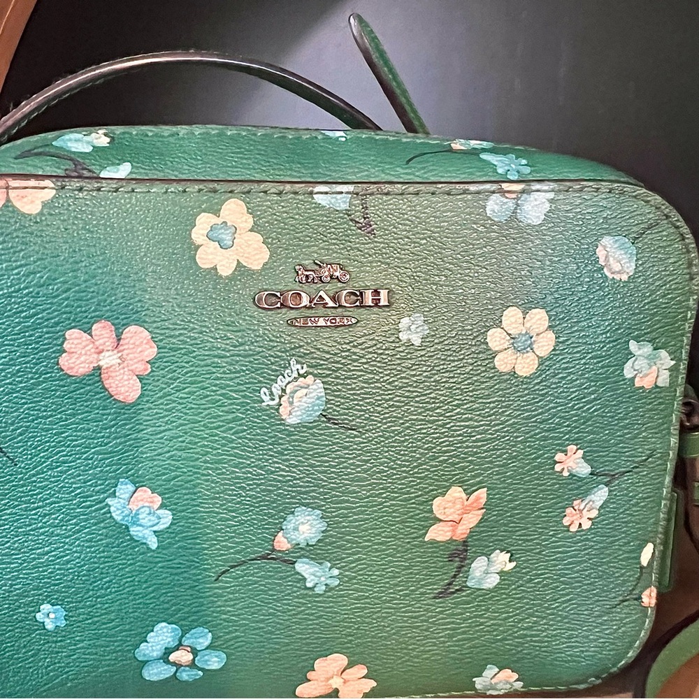 Coach Mini Camera Bag in Mystical Floral Print - Picture 2 of 7